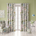 GARDEN WHIMSY DIGITAL PRINT VELVET CURTAINS – SET OF 2 PANELS image 0