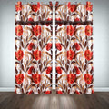 Printed Silk Curtains ( Pair ) image 0