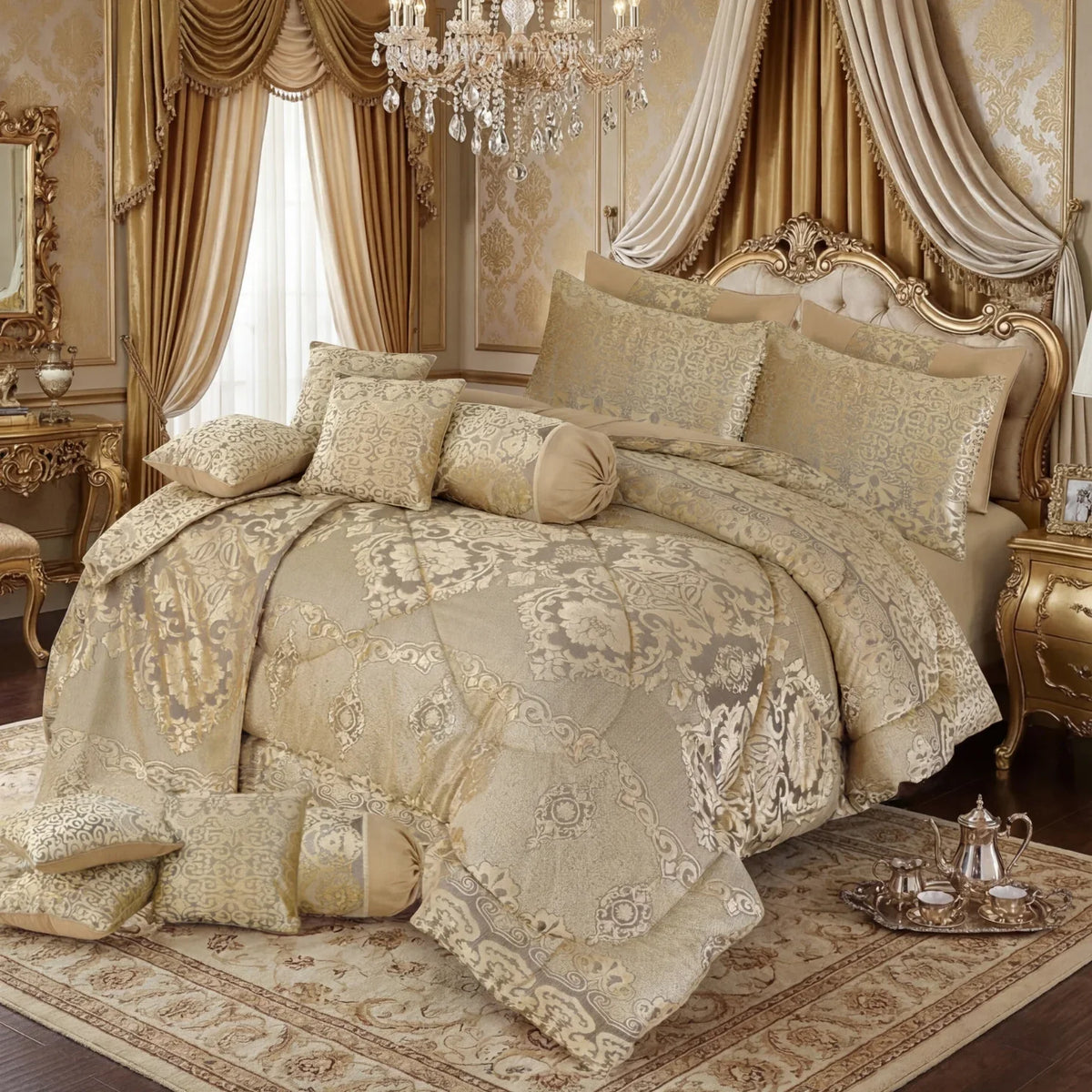 WAVINE COMFORTER SET - 14 PCS image 0