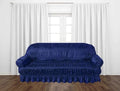 KNITTING JERSEY SOFA COVER - BLUE image 0