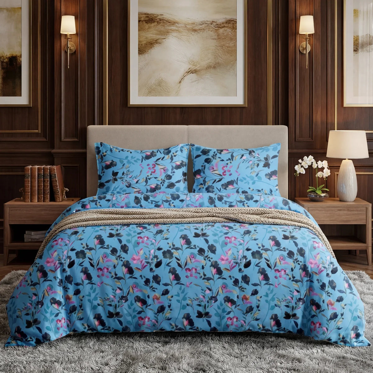 OCEAN BEDSHEET SET - 3 PCS image 0