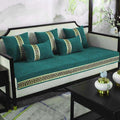 Velvet Sofa Covers Splendid with Cushion Covers Zinc image 0