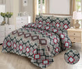 Diamond Drift Printed Bedspread - 3Pcs image 0