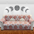 Modern Style Luxury Printed Sofa Runner Red image 0