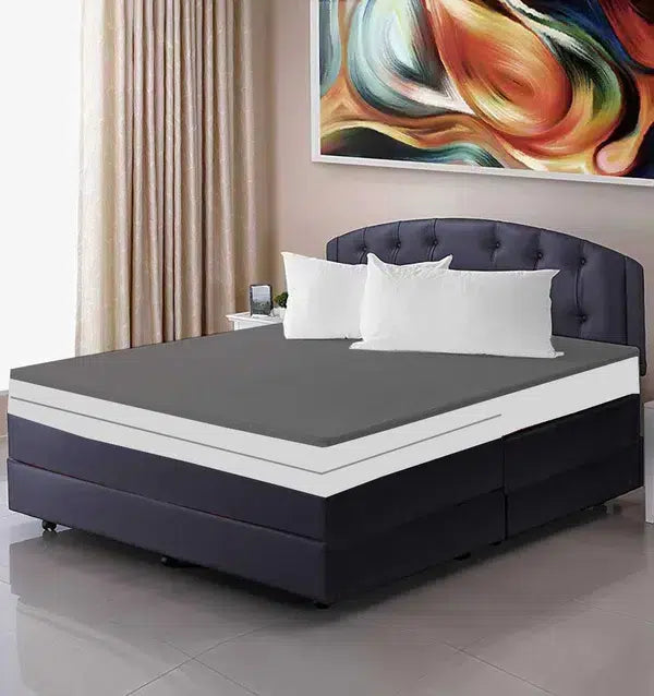 Waterproof Zipper Mattress Cover - Grey image 0