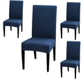 Turkish Fitted Chair Covers - Navy Blue image 0