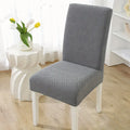 Stripe Jacquard Chair Covers - Grey image 0