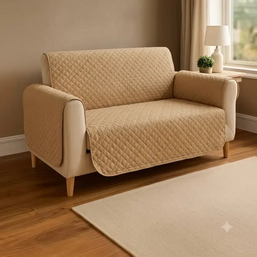ULTRASONIC QUILTED SOFA RUNNER - SKIN image 0