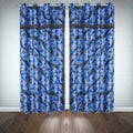 Printed Silk Curtains ( Pair ) image 0