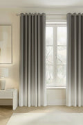 LIGHT GREY FROSTED OMBRE VELVET CURTAINS – SET OF 2 PANELS image 0