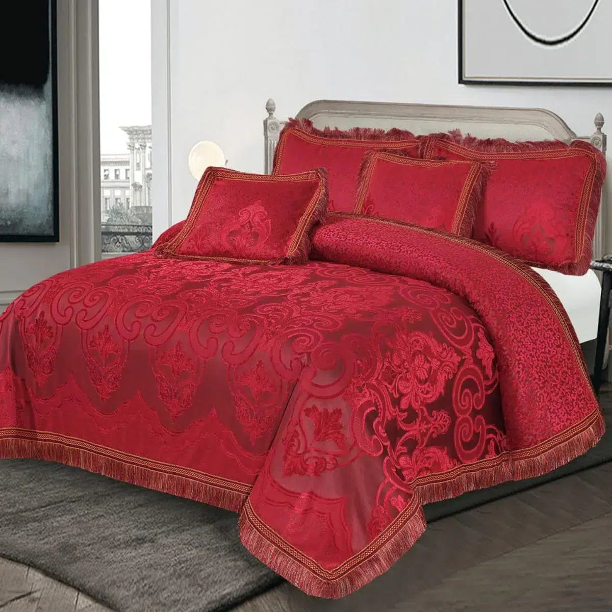 SILVIA QUILTED BEDSPREAD SET - 5 PCS image 0
