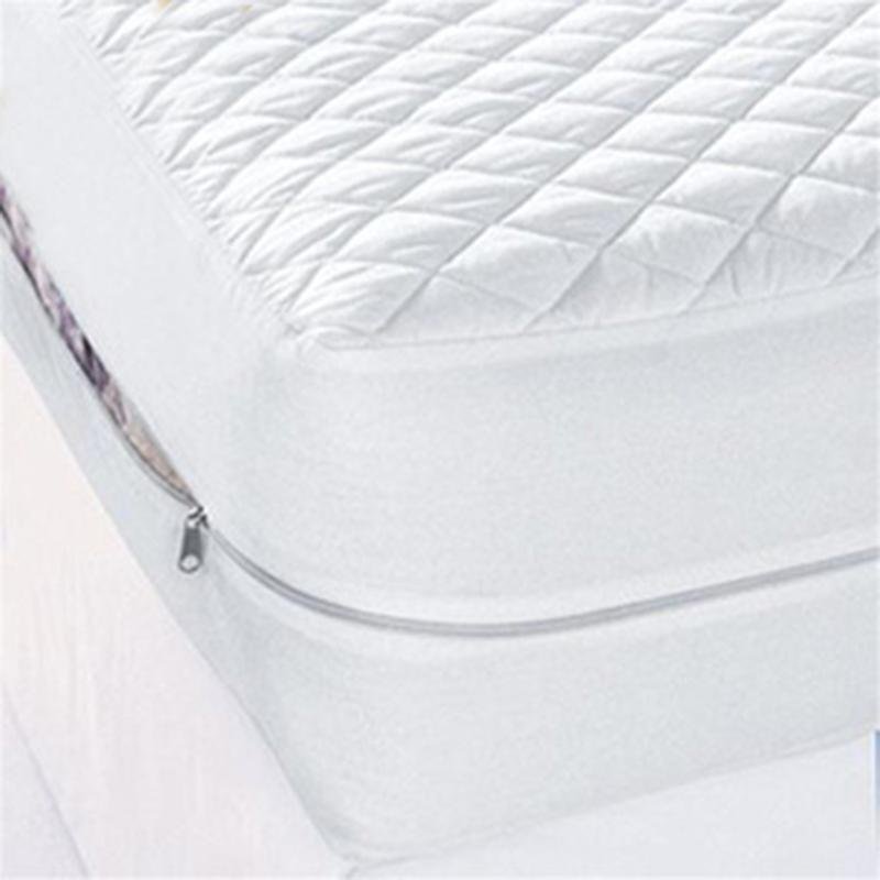 Waterproof Quilted Zipper Cover - White image 0
