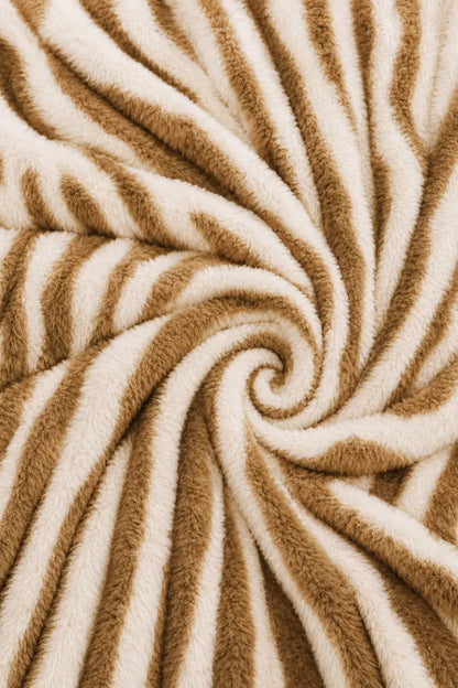 PREMIUM CORAL FLEECE BUBBLE BLANKET - BEIGE & CREAM image 1