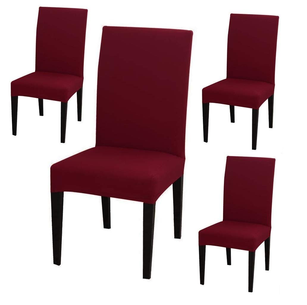 Turkish Fitted Chair Covers - Maroon image 0