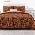 Shaggy Duvet Set - Brown Jaguar image 0
