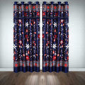 Printed Silk Curtains ( Pair ) image 0