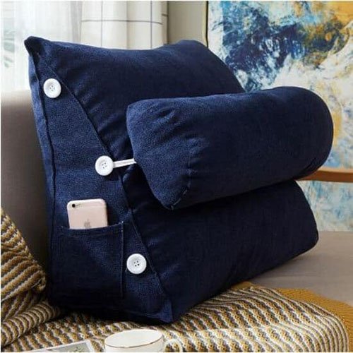 BACK SUPPORT CUSHION - BLUE image 0