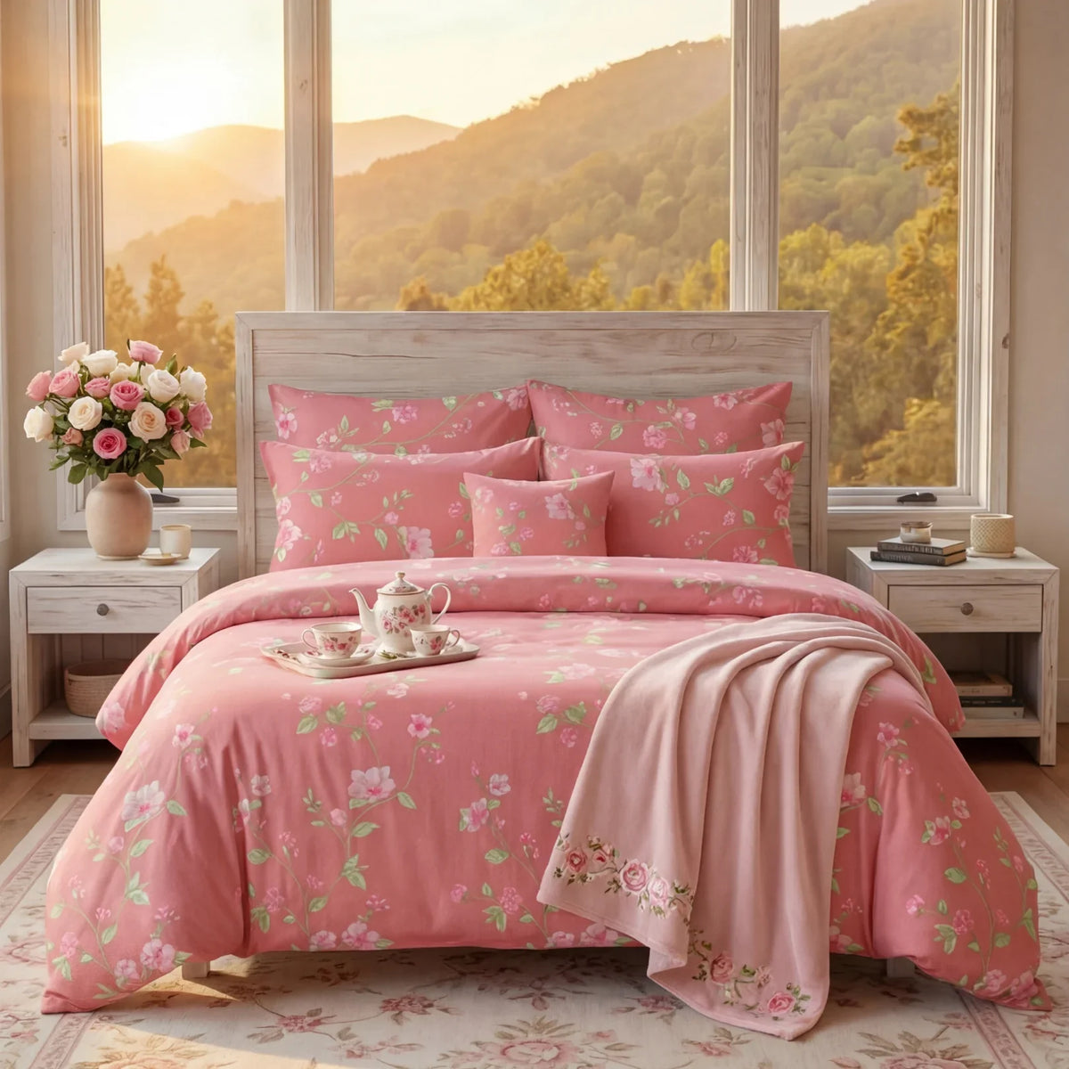 LEAFY COMFORTER SET - 7 PCS image 0