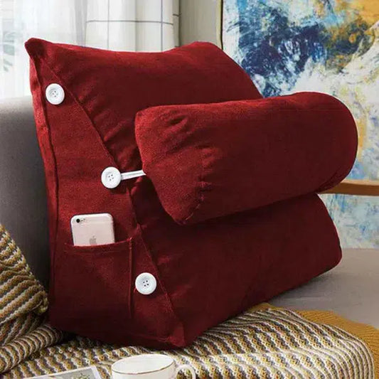 BACK SUPPORT CUSHION - RED image 0