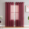 Export net curtains maroon