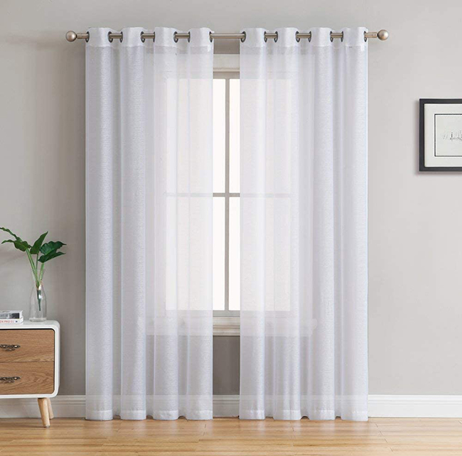 Export quality net curtains white